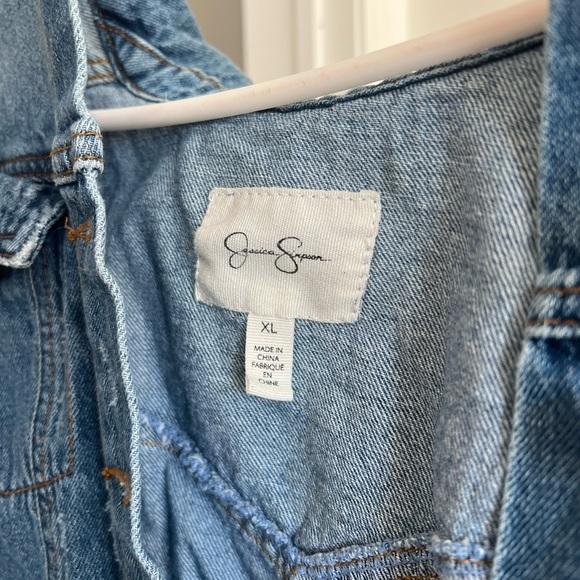 Midi/Cropped Jean Jacket - Picture 2 of 2